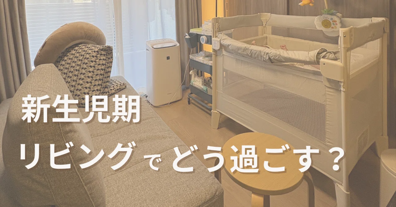 新生児期、リビングでどう過ごす？ベビーベッドの置き場所とレイアウト｜kiki