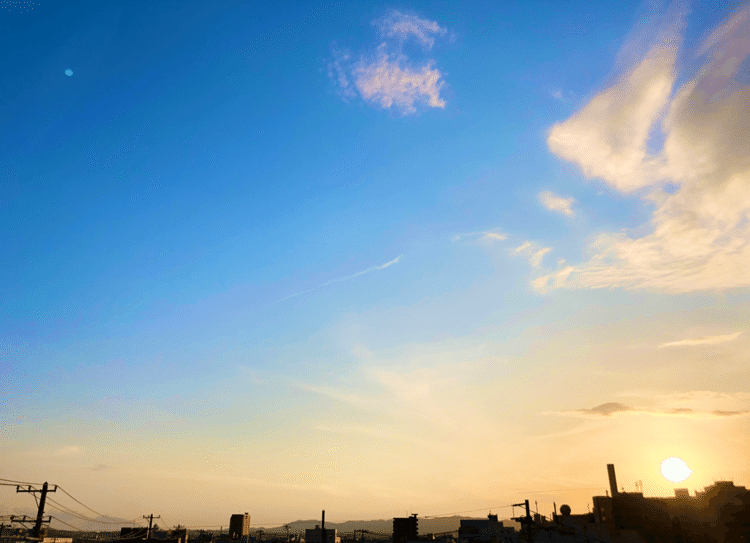 明日も生きようって思えた夕暮れ。😊