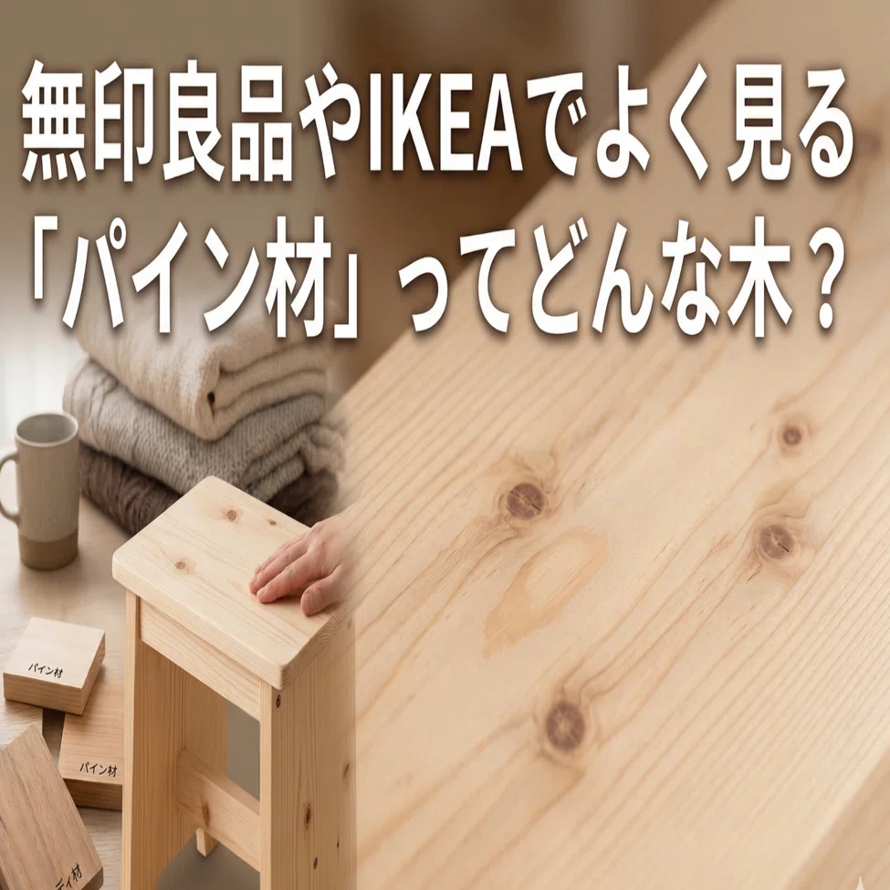 無印良品やIKEAでよく見る「パイン材」ってどんな木？木材のプロが解説 