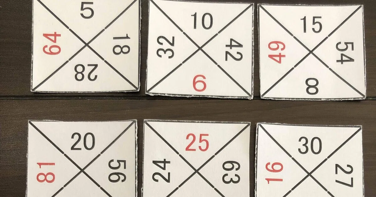Multiplacation Tale Evolving Teaching Materials! Multiplication Table Cards! Master the ...