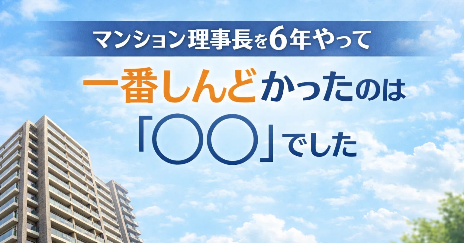 マンション 理事 長 トラブル