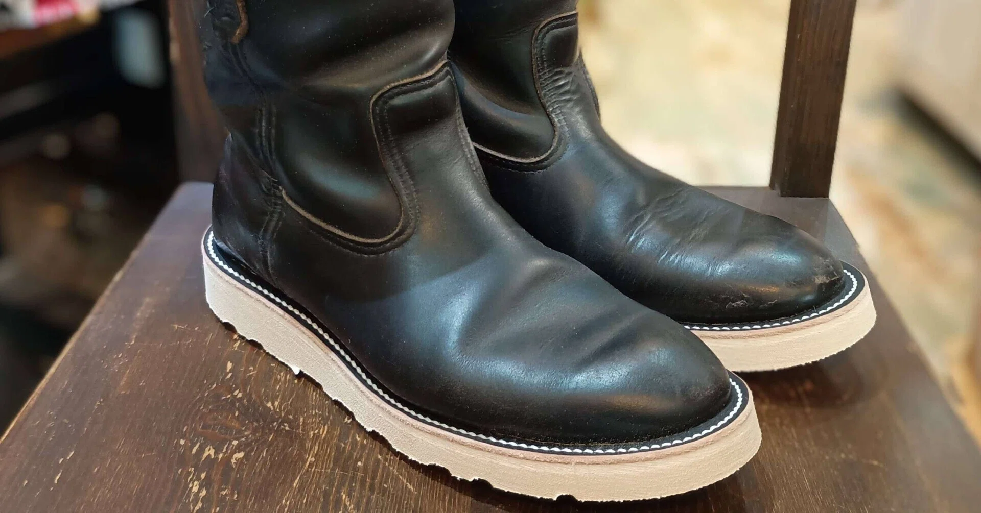 Resole/ソールカスタム】Red Wing#8169 PECOS+vibram#4014｜CREA