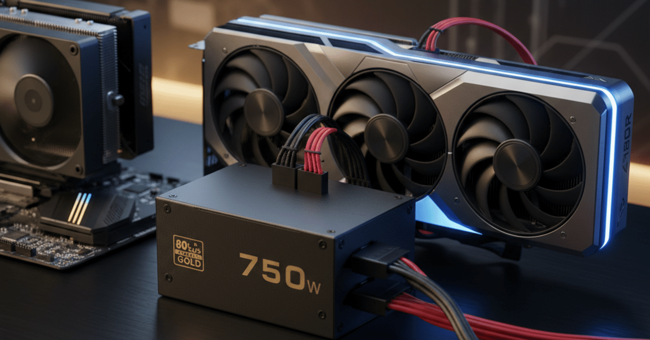 自作PCの心臓部を強化する。最新グラボ対応の750W 80PLUS GOLD電源