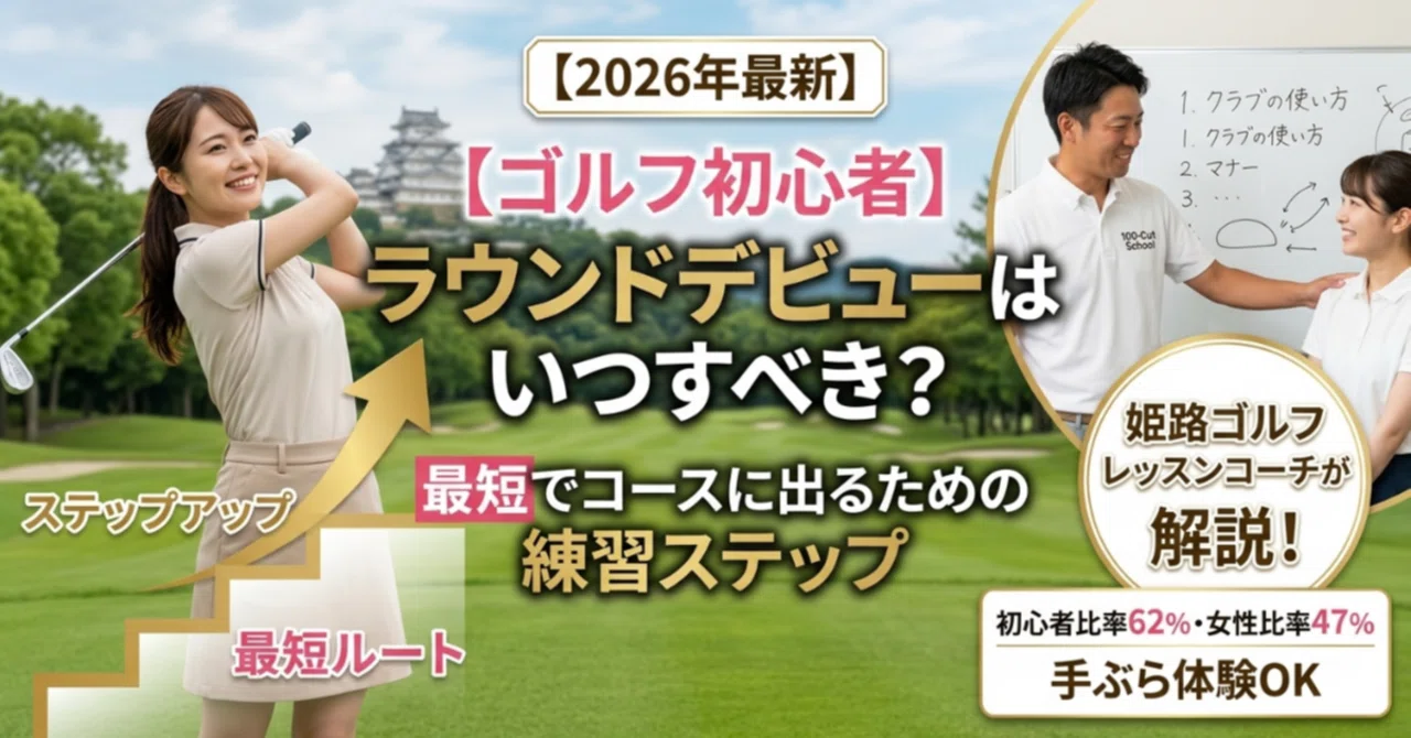 ゴルフ初心者】ラウンドデビューはいつすべき？最短でコースに出るため