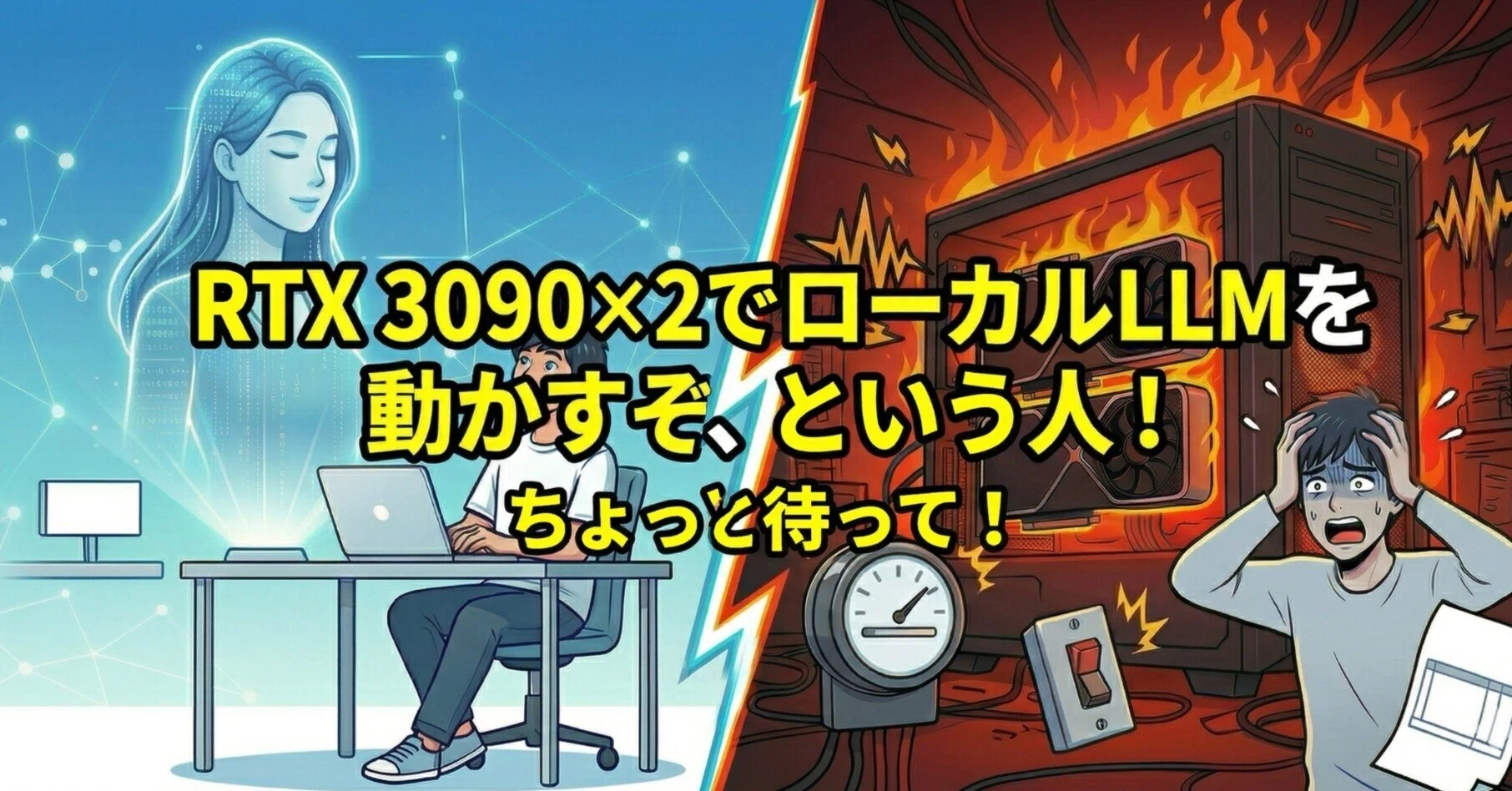 RTX 3090×2でローカルLLMを動かすぞ、という人！ちょっと待って！｜S_KUMA