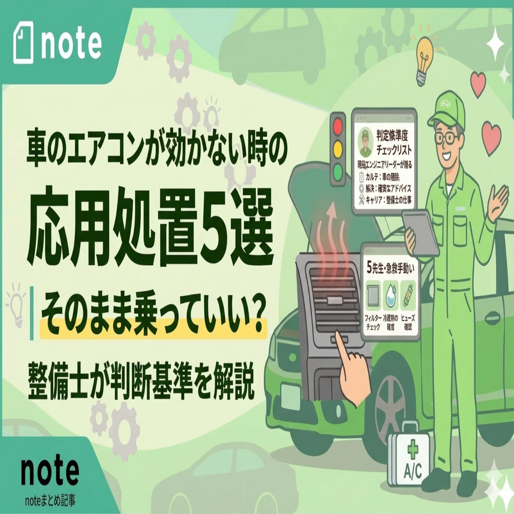 車 エアコン 効か ない 応急 処置