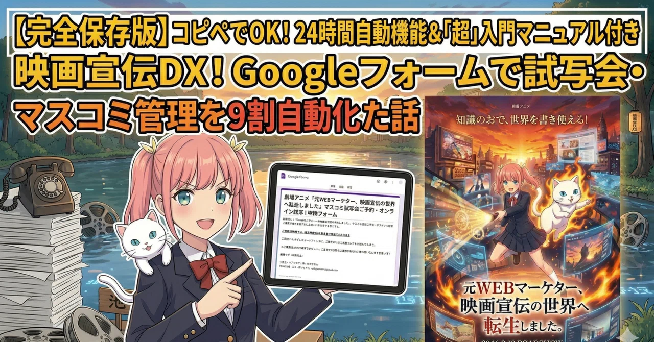 Movie Promotion DX! How I Automated 90% of Preview Screenings and Media ...