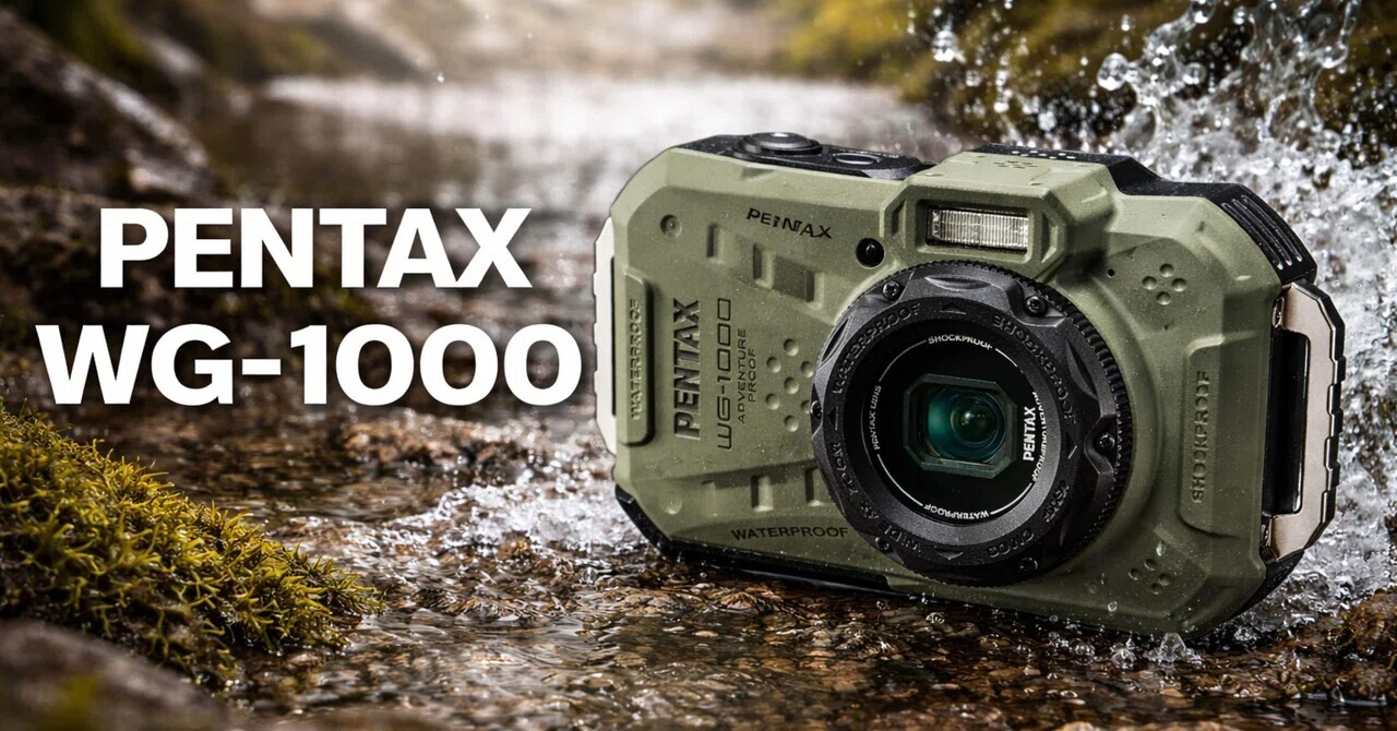 PENTAX WG-1000は、雑に強い安心感がいちばんの武器。水辺や外遊びで気