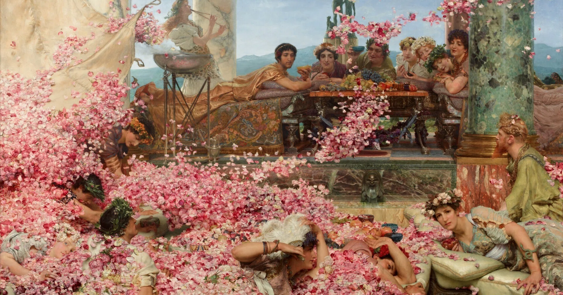 美しき窒息死」へようこそ。アルマ＝タデマ『ヘリオガバルスの薔薇