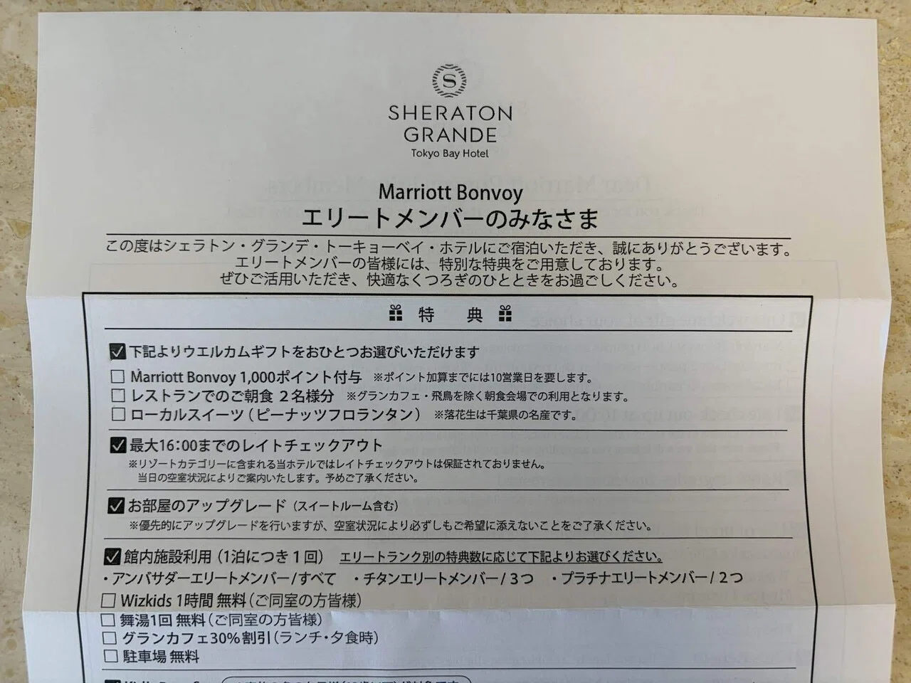 子連れホテルステイ】11ヶ月ベビーと行く！シェラトン・グランデ