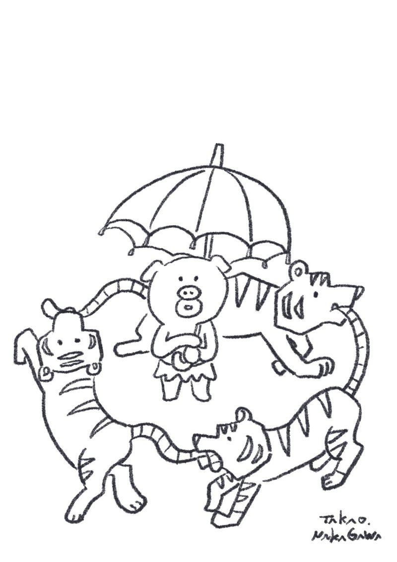 今日の塗り絵 39 中川 貴雄 Note