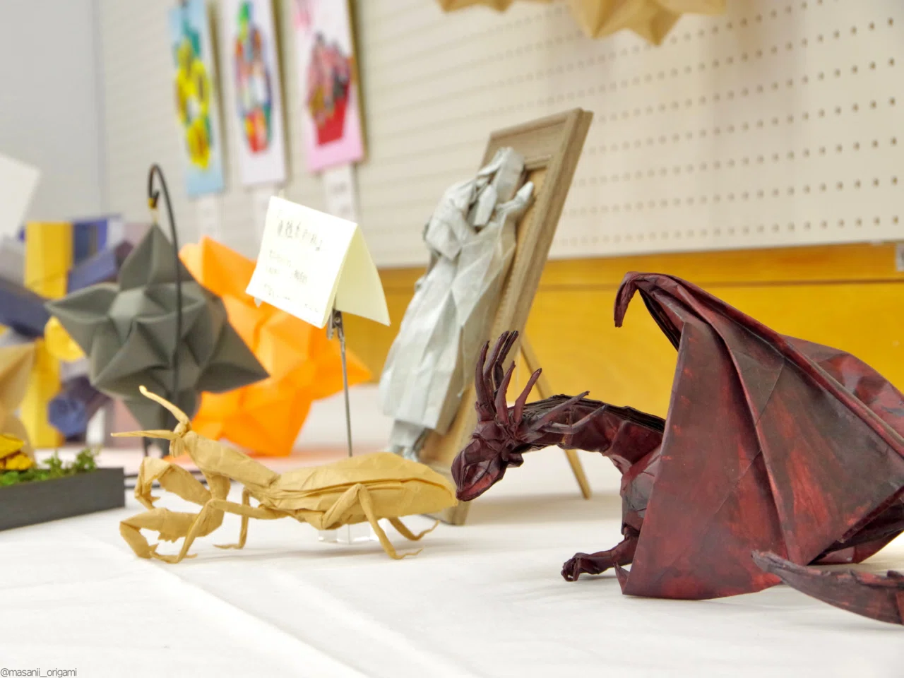 折り紙展示レポ】公民館まつり2026／Origami exhibition at local