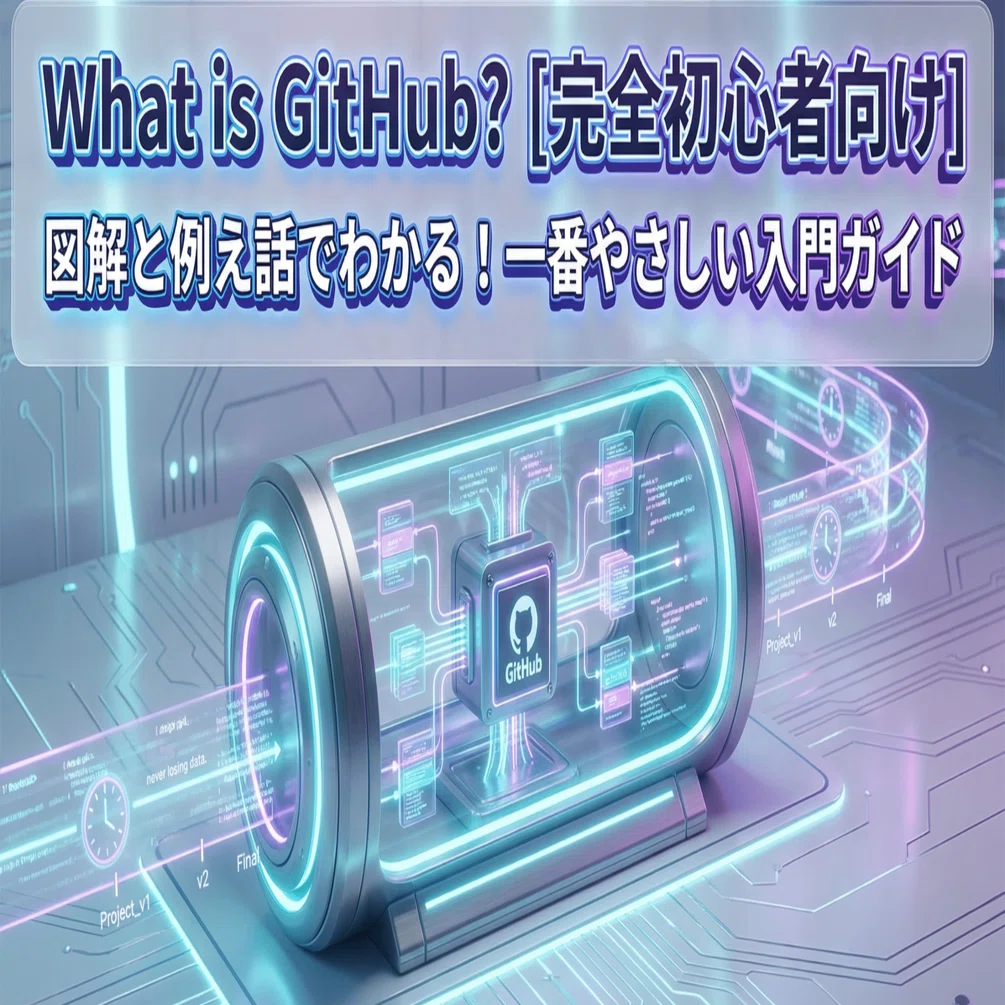 超初心者向け】GitHubって何？図解と「身近な例え話」でわかる一番