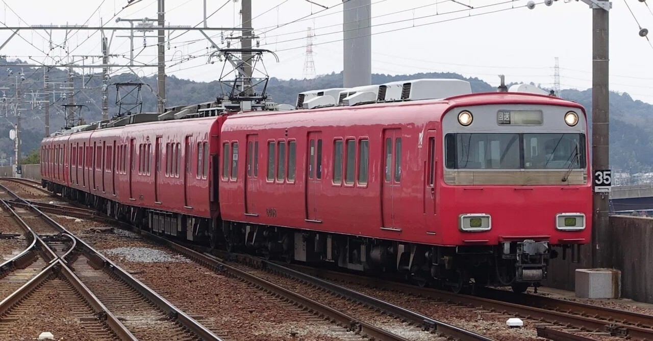 さようなら、保護棒無し鉄仮面】名鉄6500系 6508F＋6800系 6812F 舞木