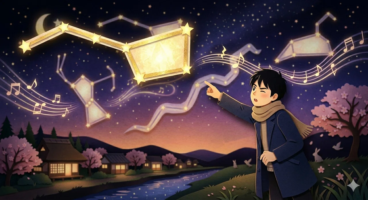 [Star Poetry] When constellations 'sing' poetry.｜朔太