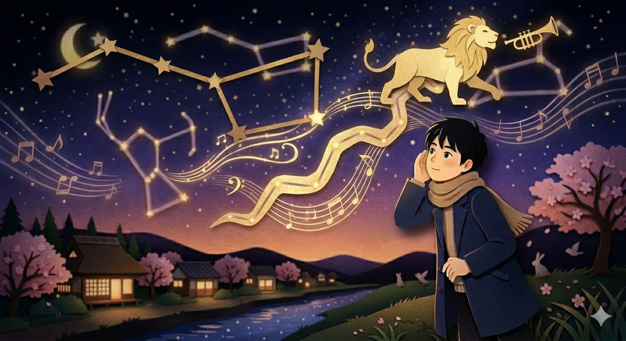 [Star Poetry] When constellations 'sing' poetry.｜朔太