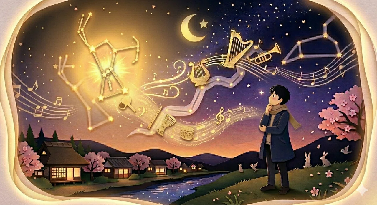 [Star Poetry] When constellations 'sing' poetry.｜朔太