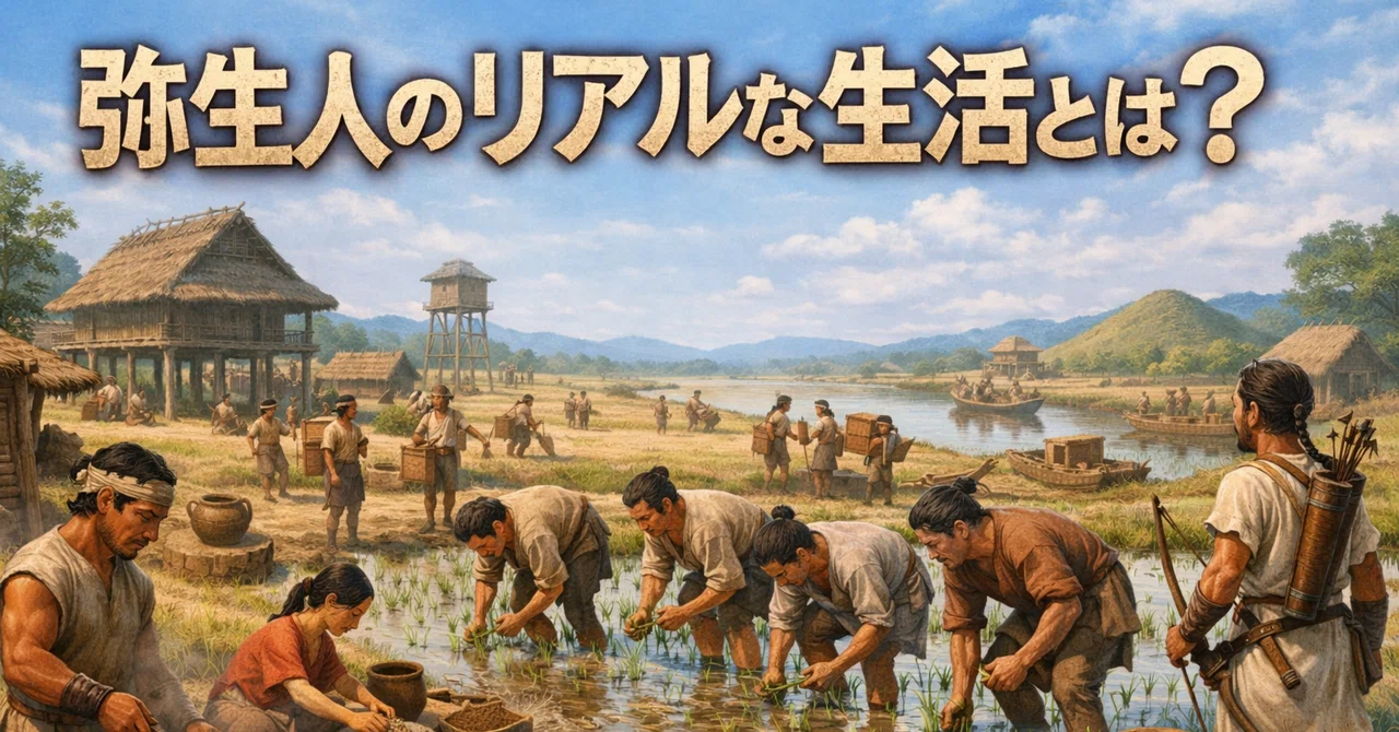 弥生人のリアルな生活とは何だったのか|歴史を語る猫