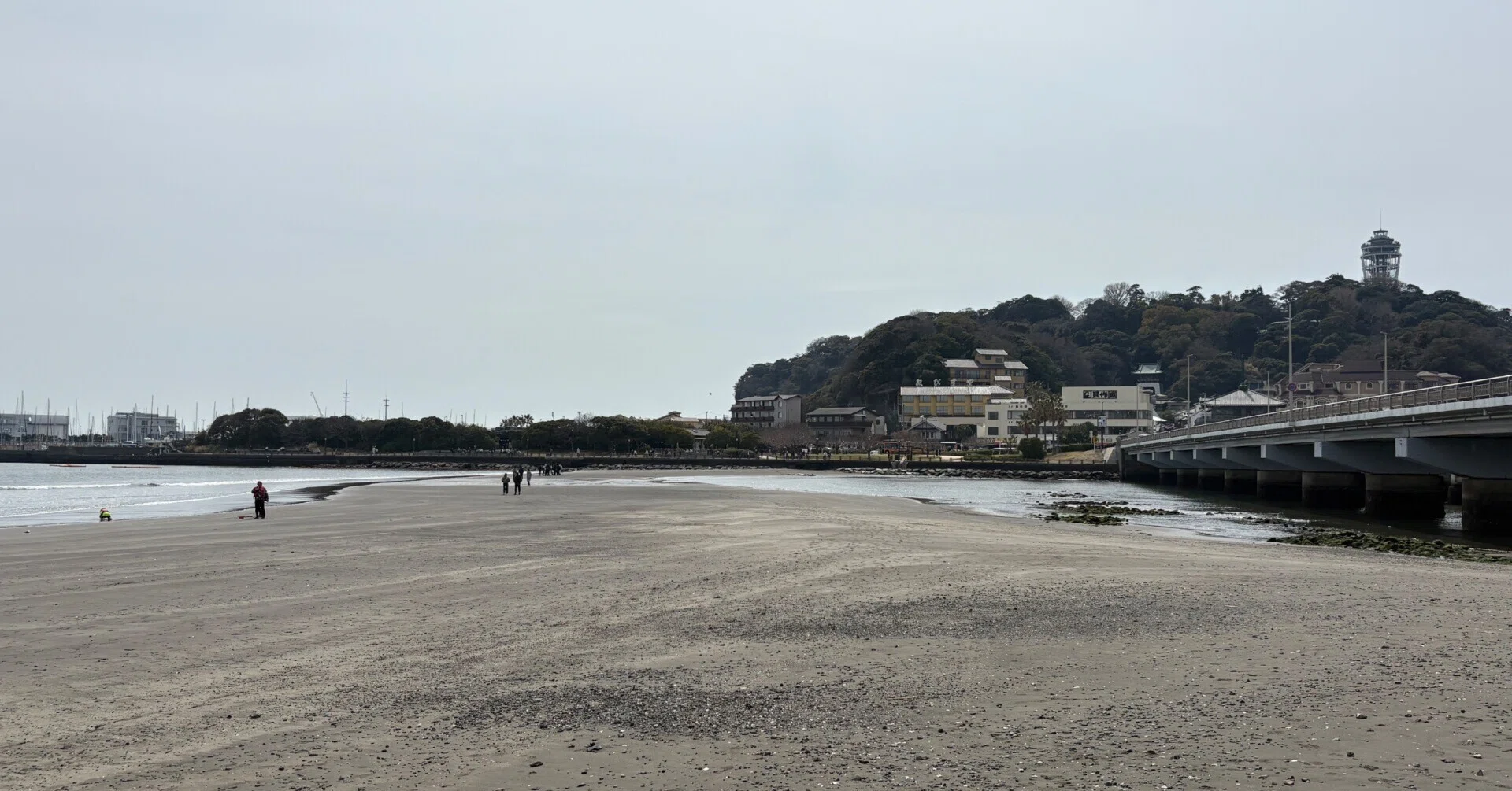 古道ラン】江の島道・浮世絵と同じトンボロで渡る｜Nobulapse
