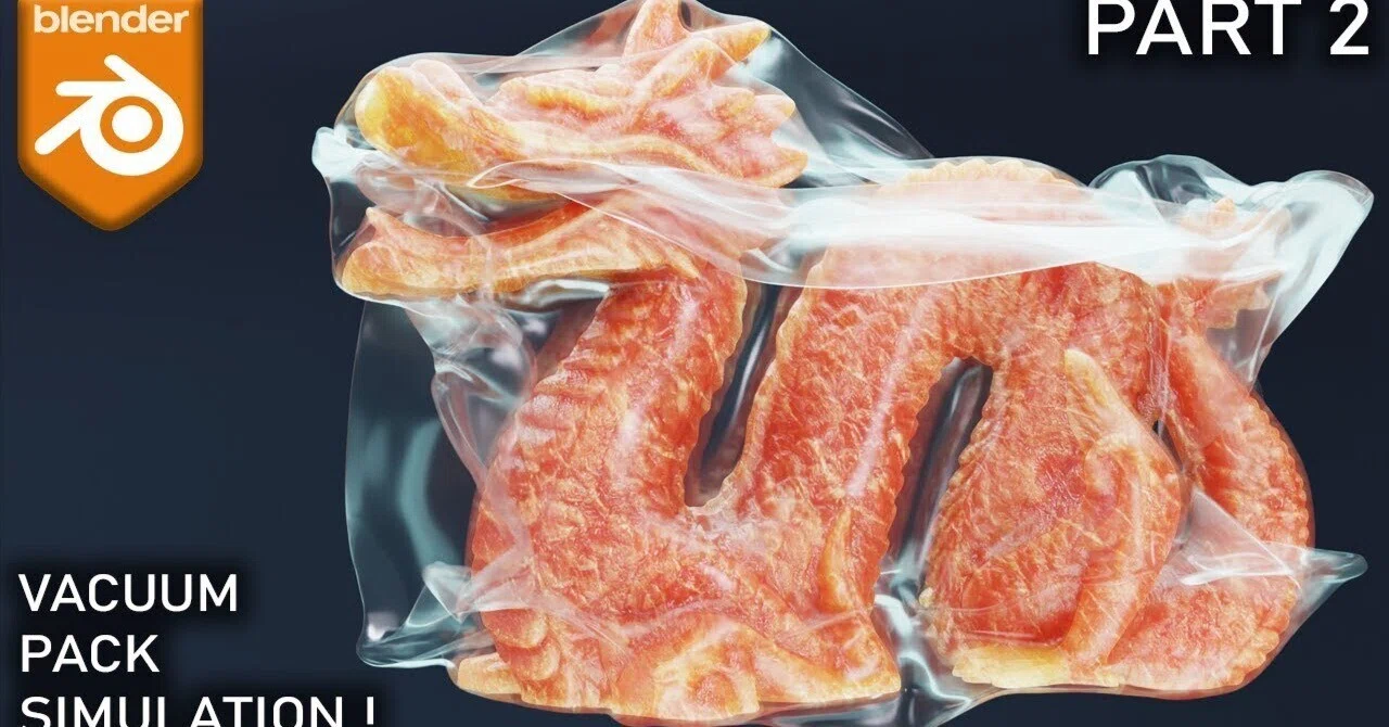 Blender Simulation Course for Recreating Vacuum Packs｜アカルカネ｜CG ゲーム 映像 ...