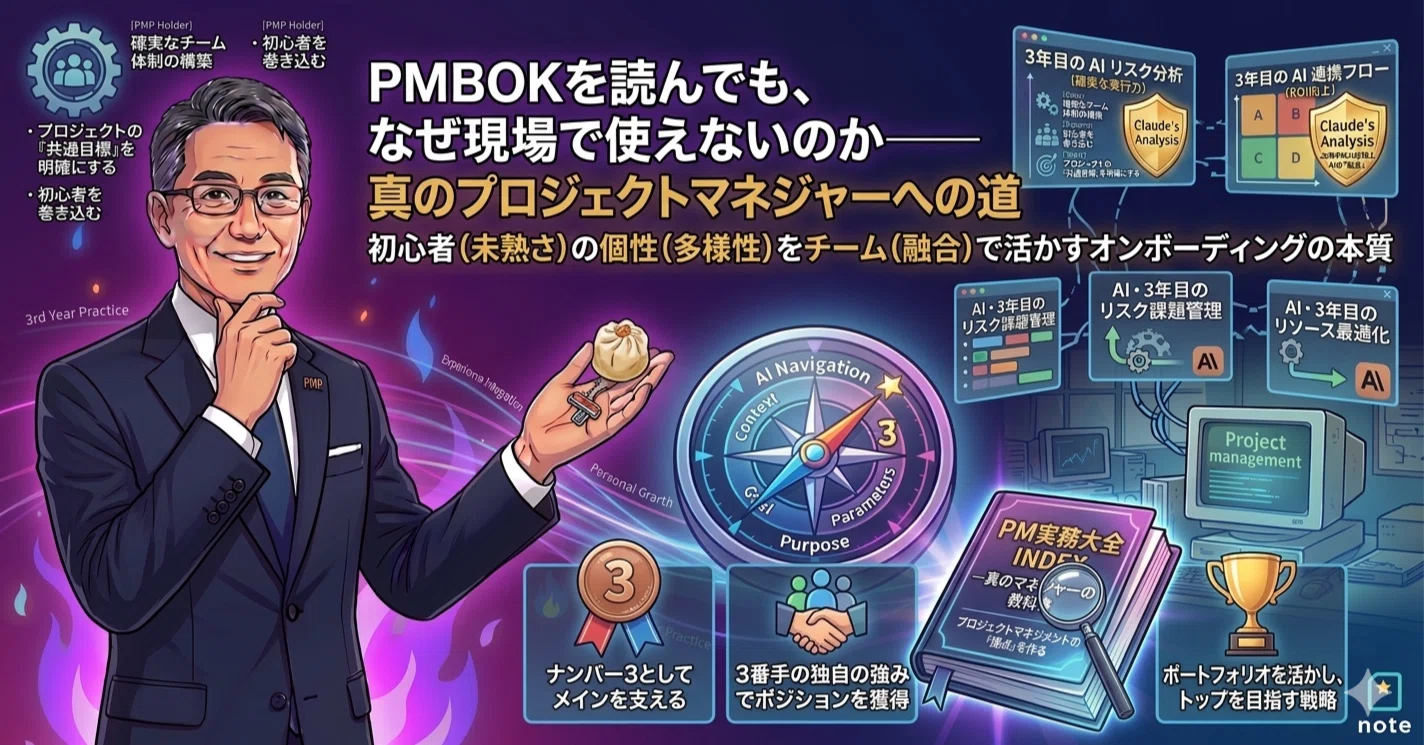 PMBOKを読んでも、なぜ現場で使えないのか——真のプロジェクト