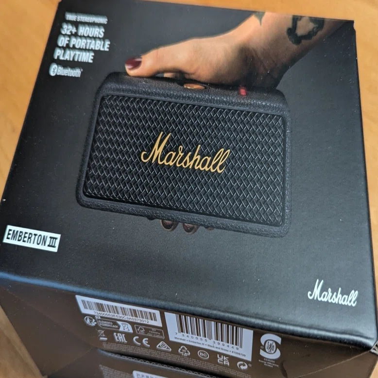 開拓道具紹介：スピーカー Marshall Emberton III｜週末開拓部