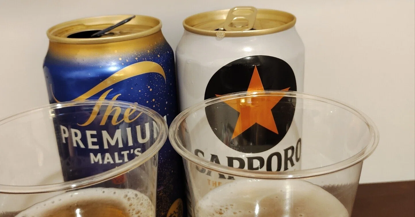ザ・プレミアム・モルツ、サッポロ生ビール黒ラベル飲み比べ 2回目