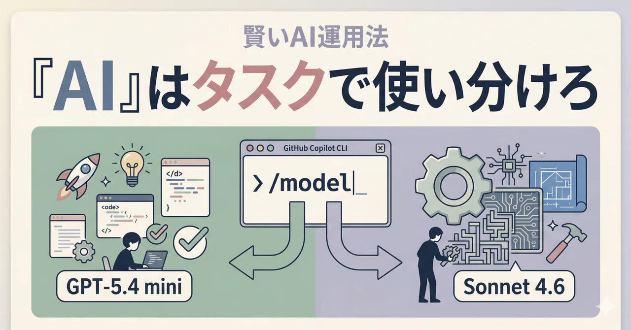 GitHub Copilot CLI의 진정한 강점은 '최강 모델'이 아니다. GPT-5.4 mini와 Sonnet 4.6을 ...
