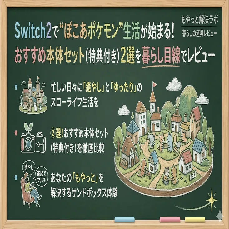 Switch2で“ぽこあポケモン”生活が始まる！ おすすめ本体セット（特典 