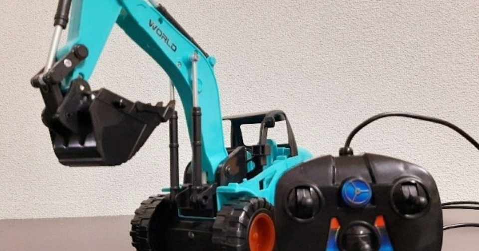 はたらくくるま幼児玩具 西松屋のリモコンショベルカーは子どもにも親にも丁度良いおもちゃなので復活してほしい サイエイゴ Note