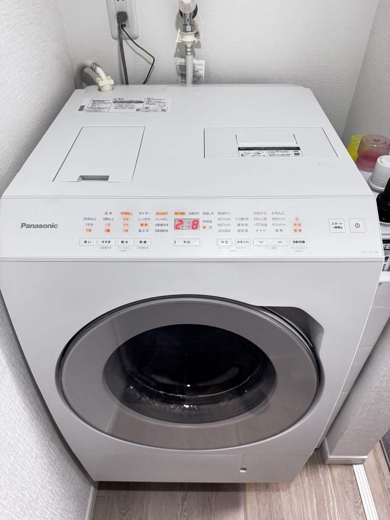 縦型洗濯機からドラム式洗濯機(Panasonic NA-LX113EL)に買い替えて