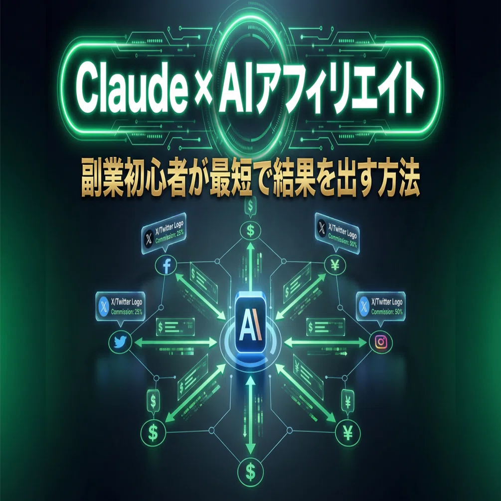 ClaudeだけでAIアフィリエイトを始める完全マニュアル——副業初心者が