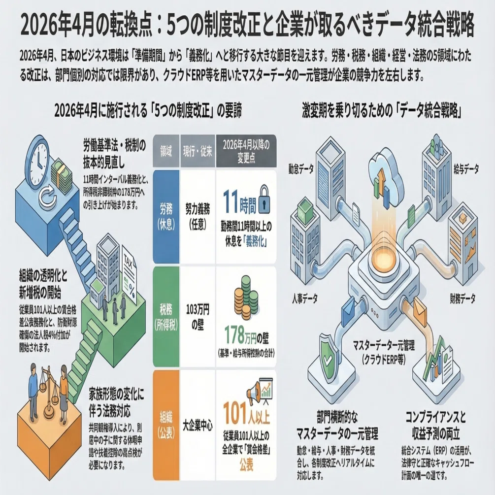 2026年4月「5つの制度改正」ガイド｜Clover Plus株式会社