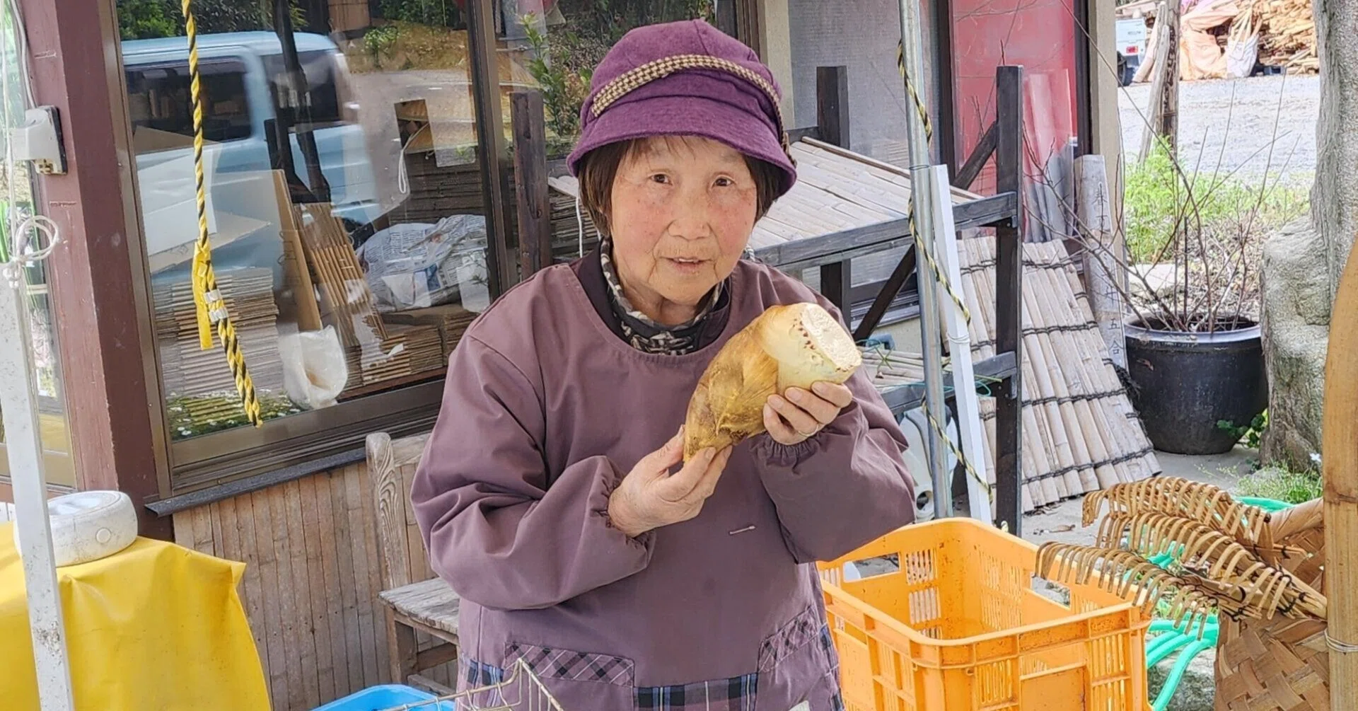 京都市西京区】いよいよ新タケノコ登場！ 竹の里で軒下販売を続けて50