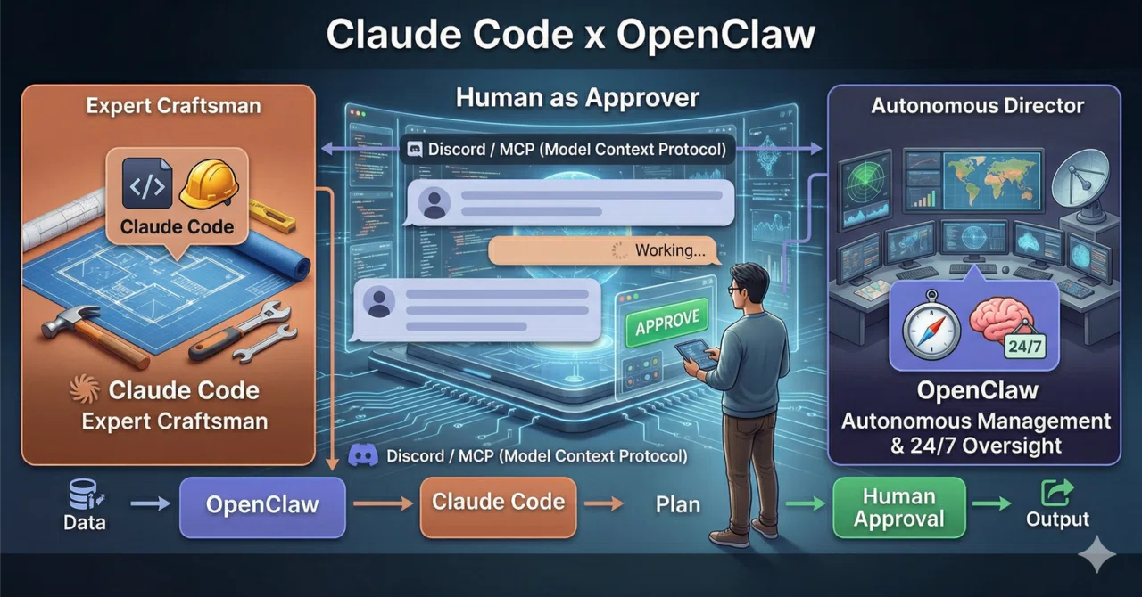 「Claude Code vs OpenClaw」はもう古い。AI同士を会話させる時代の、勝つための使い分け｜Issa
