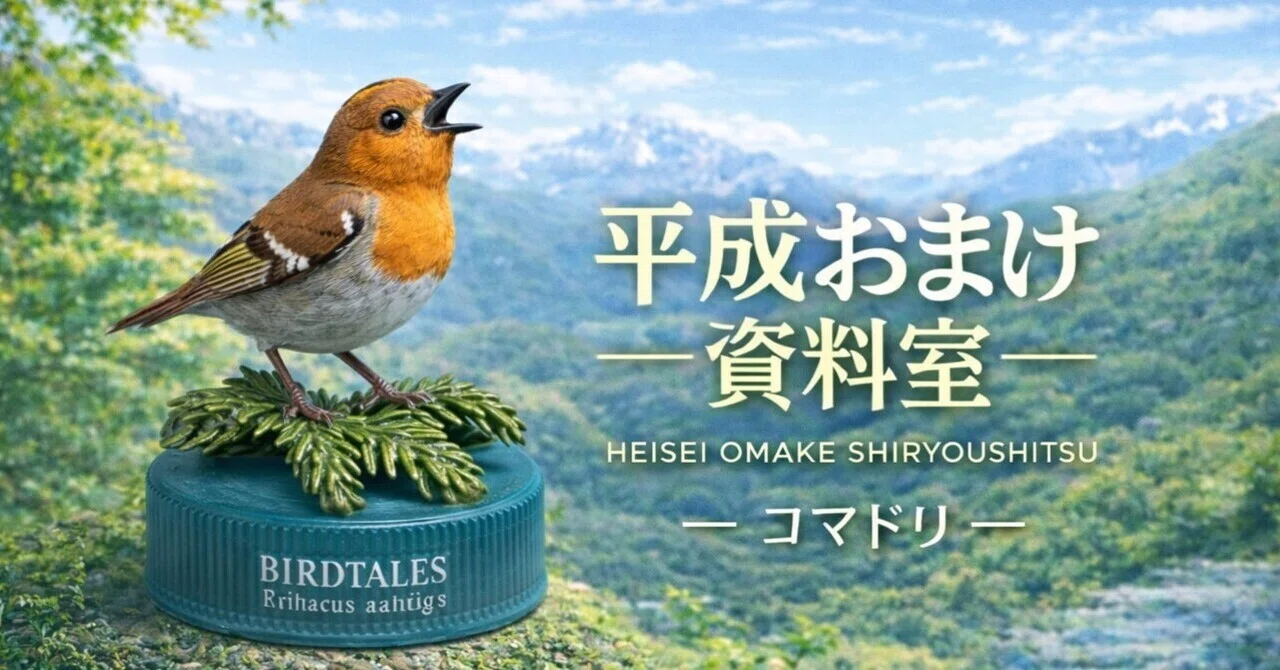 サントリー天然水のおまけBIRDTALES-3「コマドリ」を手に取ってみた