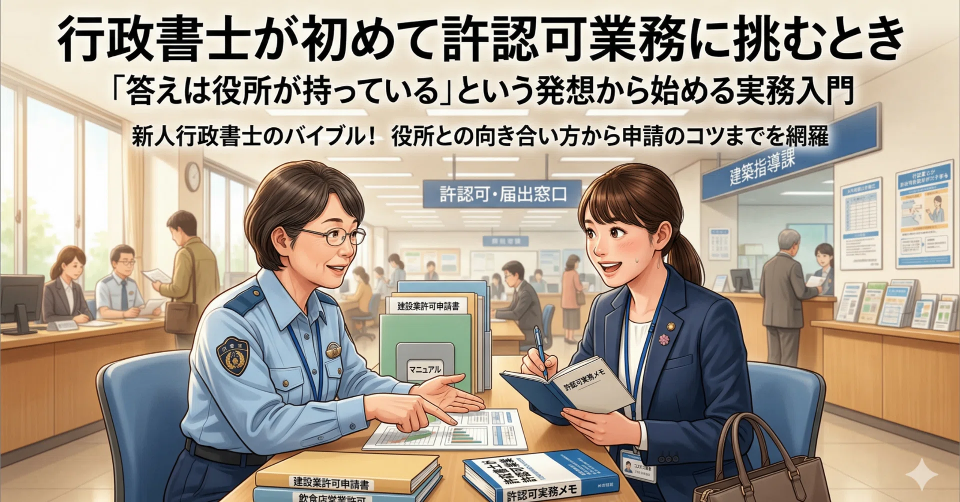 行政書士が初めて許認可業務に挑むとき――「答えは役所が持っている