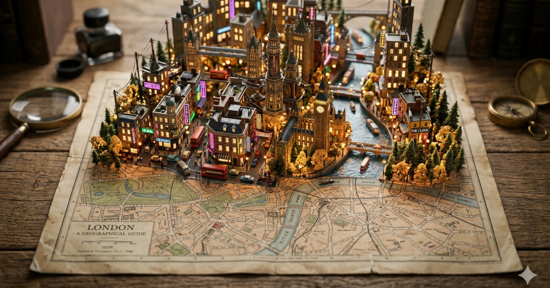 平面の地図から立体都市が生えてくる。海外で話題の「3Dジオラマ化