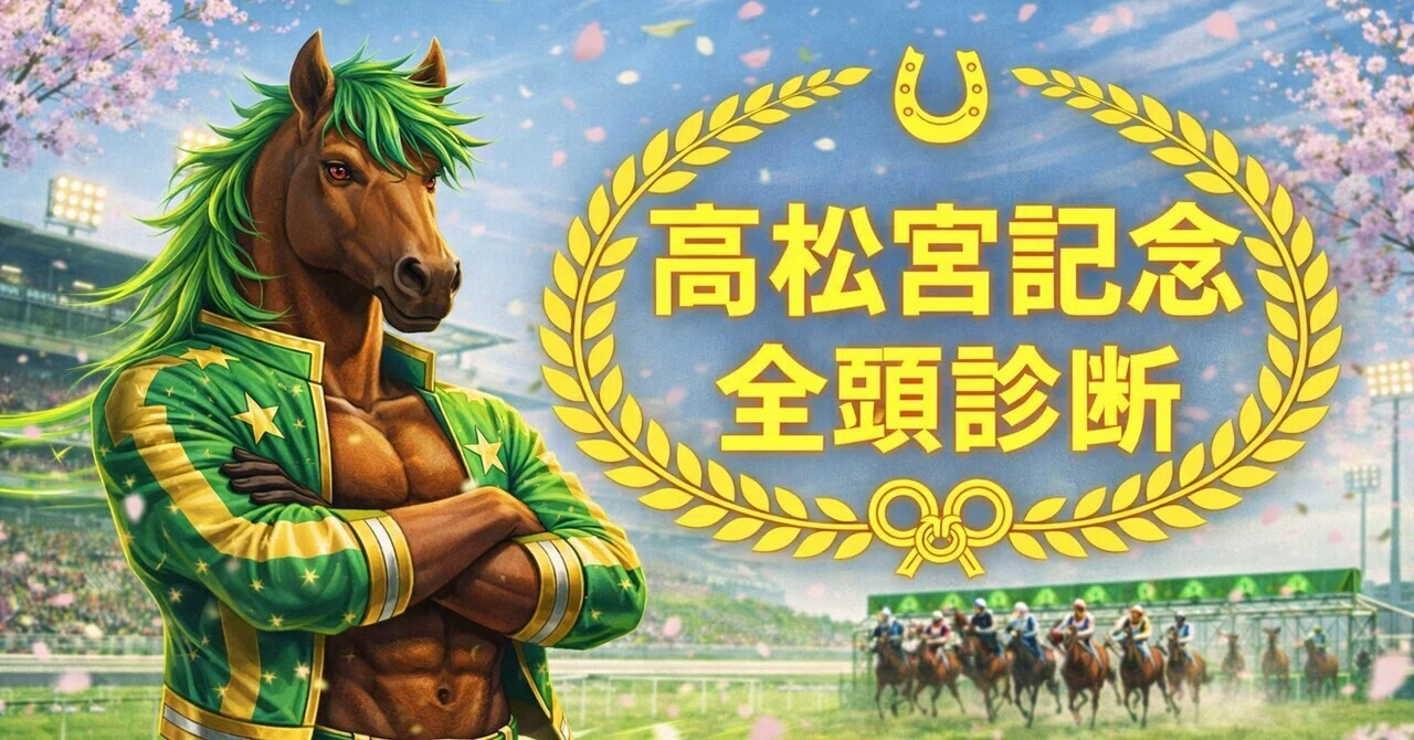 高松宮記念2026 全頭診断｜穴馬バルクモンスターです