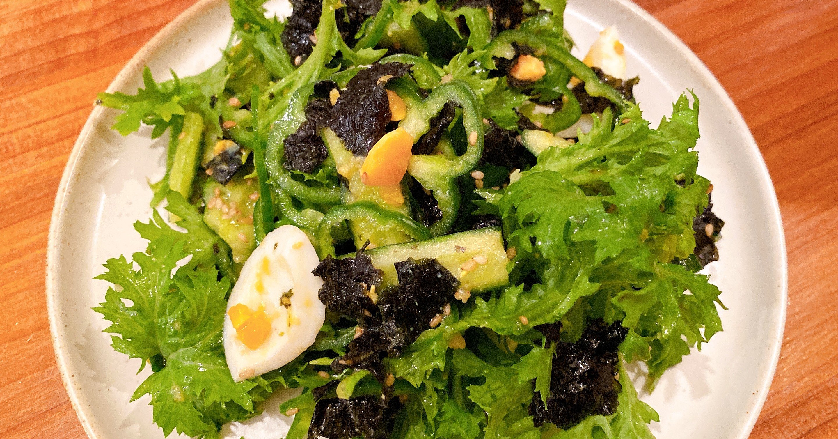 わさび菜の簡単調味料さっぱりサラダ レシピ いしばしまゆみ Note わさび菜の簡単調味料さっぱりサラダ レシピ いしばしまゆみ Note