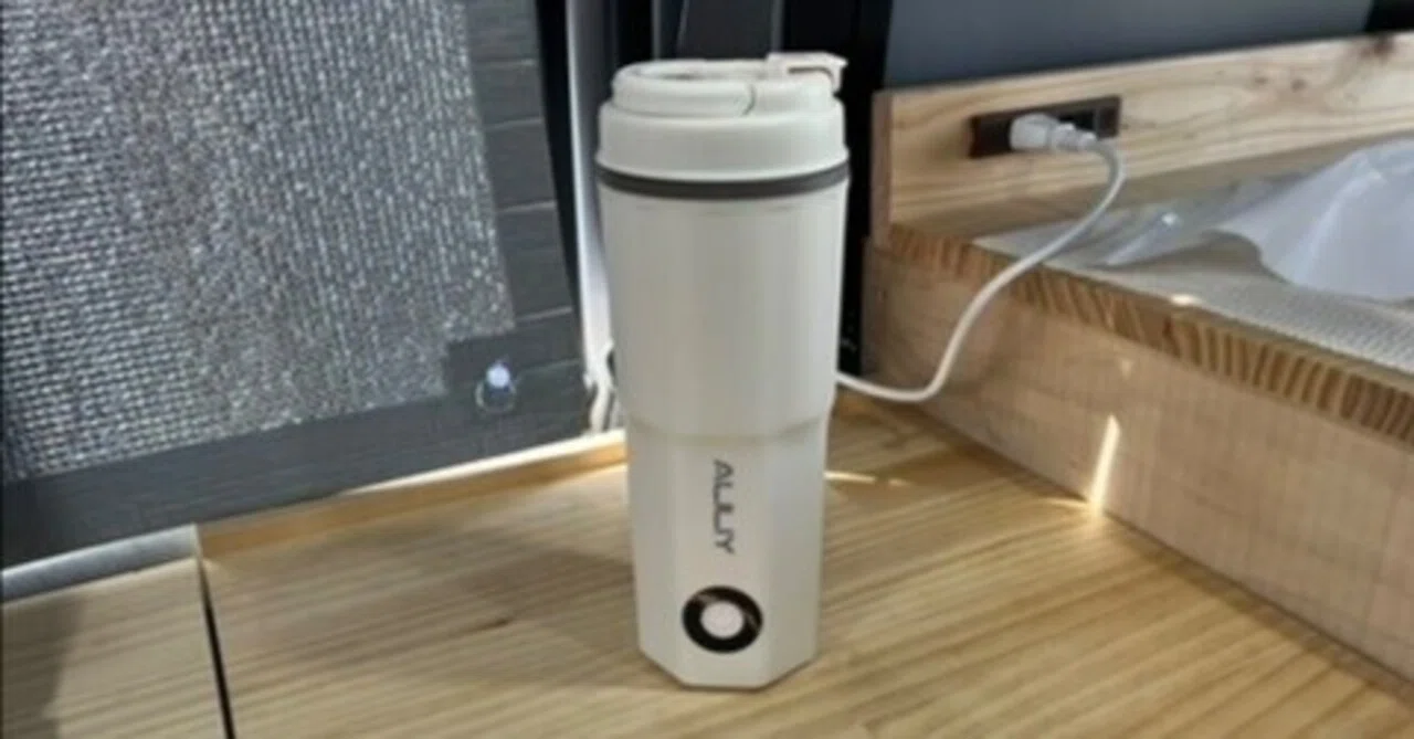 Amazon Aliliy 電気ケトル ポータブル トラベルケトル 小型 380ML 100V 300W 低消費電力 2WAY給電 Type-C給電で保温 持ち運びケトル 湯沸かし 一人暮らし 電気ポット トラベル 湯沸かし器 水筒 急速沸かし 空焚き防止 漏れない お湯ポット ステンレス