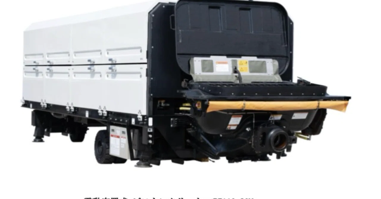 極東開発工業、電動定置式「ピストンクリート PT110-20M」発売｜kikai