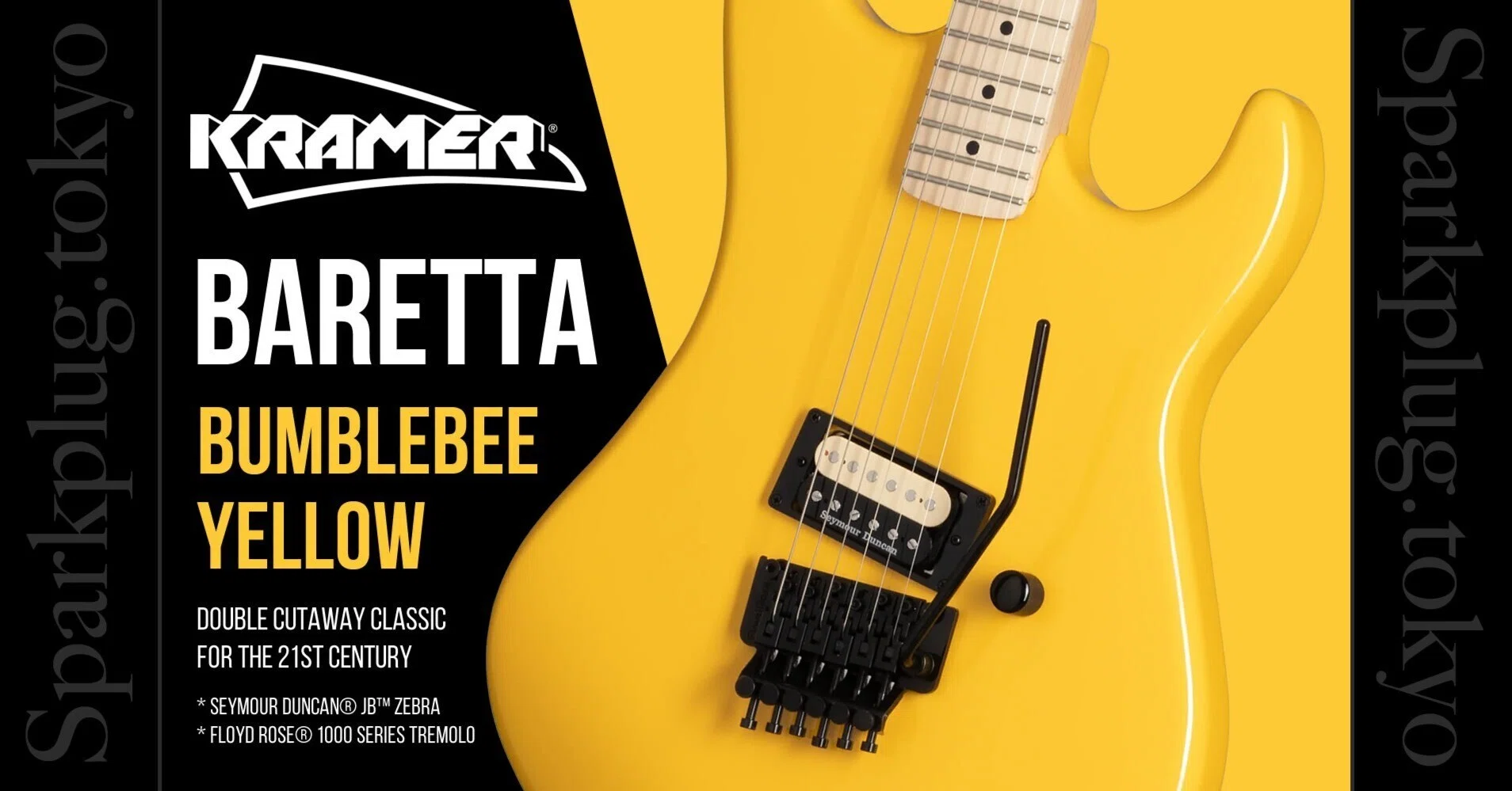 Kramer Baretta Bumblebee Yellow 今週末値引中 クレイマー Baretta の中でも特にインパクト抜群な「Bumblebee Yellow