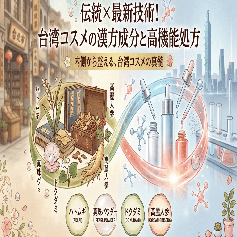 伝統×最新技術！台湾コスメに欠かせない漢方成分と高機能処方の魅力