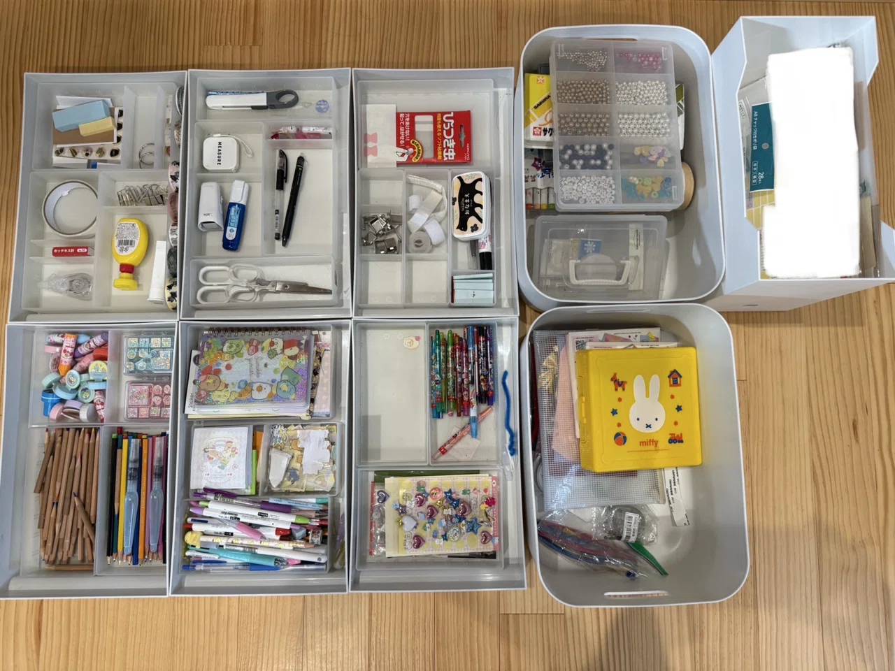 分ける」で整える文具の片づけ｜ちま | LINE片づけ×おうち学習