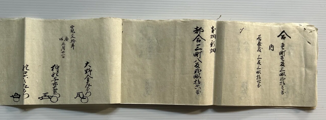 江口村 本田新田地詰帳・本畑新畑地詰帳・登年貢田畑見出田名寄帳 三冊