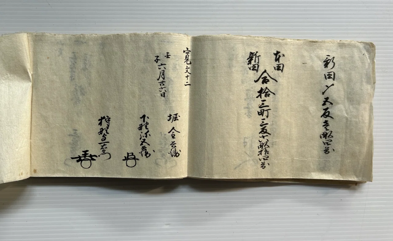 江口村 本田新田地詰帳・本畑新畑地詰帳・登年貢田畑見出田名寄帳 三冊