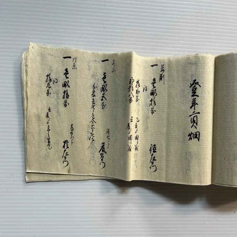 江口村 本田新田地詰帳・本畑新畑地詰帳・登年貢田畑見出田名寄帳 三冊