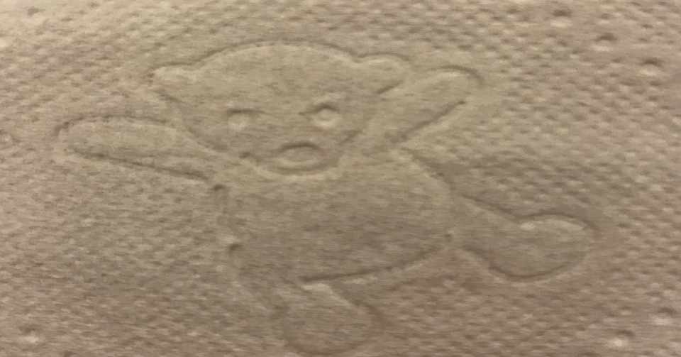 かわいいクマ柄のトイレットペーパーなんですけど Peeeta Note
