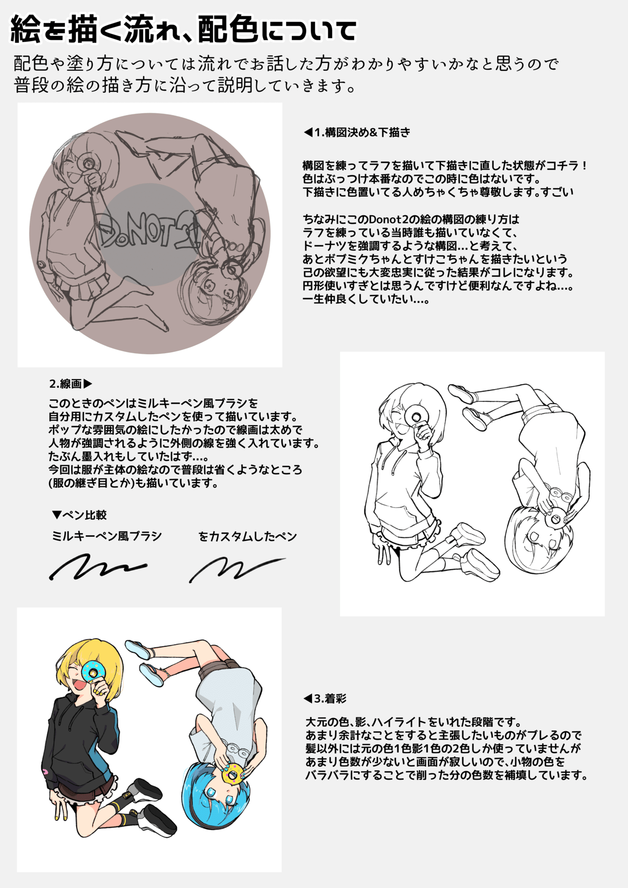 えのおはなし ペン紹介や絵の描き方について ゐぬ太郎 Note